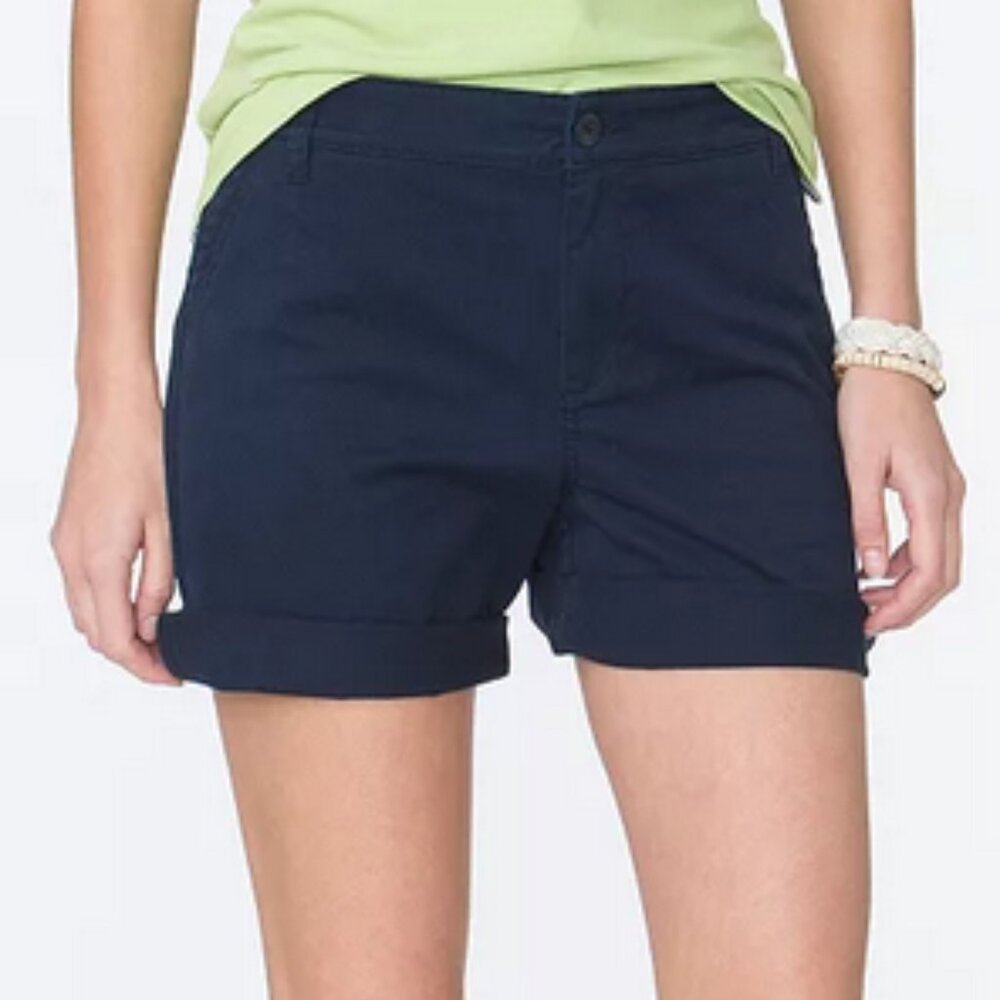 Chaps Cuffed Twill Shorts